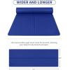 imageIUGA Yoga Mat Non Slip with Alignment Lines 72quot x 26quot Eco Friendly Yoga Mats 14 Inch Thick Yoga Mat with Free Carry StrapDark Blue