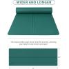 imageIUGA Yoga Mat Non Slip with Alignment Lines 72quot x 26quot Eco Friendly Yoga Mats 14 Inch Thick Yoga Mat with Free Carry StrapGREEN