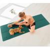imageIUGA Yoga Mat Non Slip with Alignment Lines 72quot x 26quot Eco Friendly Yoga Mats 14 Inch Thick Yoga Mat with Free Carry StrapGREEN