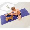 imageIUGA Yoga Mat Non Slip with Alignment Lines 72quot x 26quot Eco Friendly Yoga Mats 14 Inch Thick Yoga Mat with Free Carry StrapPurple
