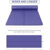 imageIUGA Yoga Mat Non Slip with Alignment Lines 72quot x 26quot Eco Friendly Yoga Mats 14 Inch Thick Yoga Mat with Free Carry StrapPurple