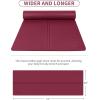 imageIUGA Yoga Mat Non Slip with Alignment Lines 72quot x 26quot Eco Friendly Yoga Mats 14 Inch Thick Yoga Mat with Free Carry StrapRed