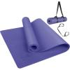 imageIUGA Yoga Mat Non Slip with Alignment Lines 72quot x 26quot Eco Friendly Yoga Mats 14 Inch Thick Yoga Mat with Free Carry StrapPurple
