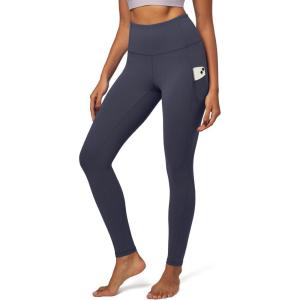 imageIUGA Leggings with Pockets for Women High Waisted Yoga Pants Leggings for Women Tummy Control Workout Compression LeggingsInk Grey