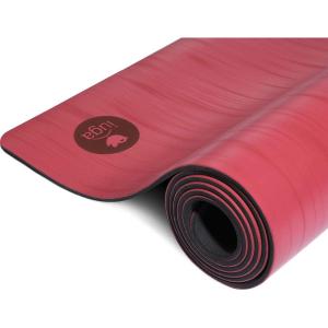 imageIUGA Pro Yoga Mat Non Slip Hot Yoga Mat Antitear Exercise Mat Eco Friendly Yoga Mats with SGS Certified Material Free Carrying Strap IncludedMaroon