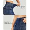 imageCargo Skirt Denim Jean Skirt for Women High Stretchy Mini y2k Skirt with PocketsWash Blue