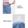 imageIUGA Bell Bottom Jeans for Women High Waisted Stretchy Flare Jeans Pull On Wide Leg Jeans V Cross Tummy Control Flare PantsBaby Blue
