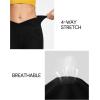 imageIUGA Bell Bottom Jeans for Women High Waisted Stretchy Flare Jeans Pull On Wide Leg Jeans V Cross Tummy Control Flare PantsBlack