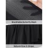 imageIUGA Flowy Athletic Shorts for Women Tennis Skirt Skorts for Women with Pockets High Waisted Workout Quick Dry Running ShortsBlack