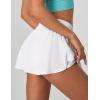 imageIUGA Flowy Athletic Shorts for Women Tennis Skirt Skorts for Women with Pockets High Waisted Workout Quick Dry Running ShortsWhite
