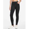 imageIUGA Jeggings for Women Tummy Control Pull on Stretchy Jeans High Waisted Skinny Jean Leggings with Pockets Trendy CasualBlack