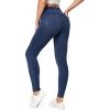 imageIUGA Jeggings for Women Tummy Control Pull on Stretchy Jeans High Waisted Skinny Jean Leggings with Pockets Trendy CasualDark Blue