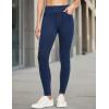 imageIUGA Jeggings for Women Tummy Control Pull on Stretchy Jeans High Waisted Skinny Jean Leggings with Pockets Trendy CasualDark Blue