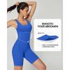 imageIUGA One Piece Jumpsuits for Women Tummy Control Workout Jumpsuits Athletic Romper with Builtin Bra PocketsBlue
