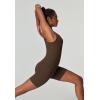 imageIUGA One Piece Jumpsuits for Women Tummy Control Workout Jumpsuits Athletic Romper with Builtin Bra PocketsBrown