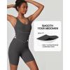 imageIUGA One Piece Jumpsuits for Women Tummy Control Workout Jumpsuits Athletic Romper with Builtin Bra PocketsGray