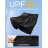 imageIUGA Womens 5quot Swim Board Shorts Stretchy High Waisted Beach Shorts for Women Quick Dry UPF 50 Swimsuit Bottoms with LinerBlack