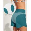 imageIUGA Womens 5quot Swim Board Shorts Stretchy High Waisted Beach Shorts for Women Quick Dry UPF 50 Swimsuit Bottoms with LinerDark Forest