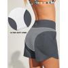 imageIUGA Womens 5quot Swim Board Shorts Stretchy High Waisted Beach Shorts for Women Quick Dry UPF 50 Swimsuit Bottoms with LinerDark Gray