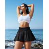 imageIUGA Womens Athletic Shorts High Waisted Flowy Shorts for Women Quick Dry Workout Running Shorts with PocketsBlack