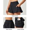imageIUGA Womens Athletic Shorts High Waisted Flowy Shorts for Women Quick Dry Workout Running Shorts with PocketsBlack