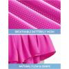 imageIUGA Womens Athletic Shorts High Waisted Flowy Shorts for Women Quick Dry Workout Running Shorts with PocketsHot Pink