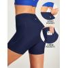 imageIUGA Womens Swim Shorts Tummy Control Swim Board Shorts UPF 50 Quick Dry Swimsuits Bottoms for Women with PocketsNavy Blue