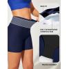 imageIUGA Womens Swim Shorts Tummy Control Swim Board Shorts UPF 50 Quick Dry Swimsuits Bottoms for Women with PocketsNavy Blue