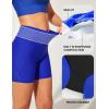 imageIUGA Womens Swim Shorts Tummy Control Swim Board Shorts UPF 50 Quick Dry Swimsuits Bottoms for Women with PocketsSapphire