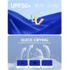imageIUGA Womens Swim Shorts Tummy Control Swim Board Shorts UPF 50 Quick Dry Swimsuits Bottoms for Women with PocketsSapphire