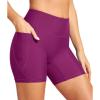 imageIUGA Womens Swim Shorts Tummy Control Swim Board Shorts UPF 50 Quick Dry Swimsuits Bottoms for Women with PocketsMagenta Purple
