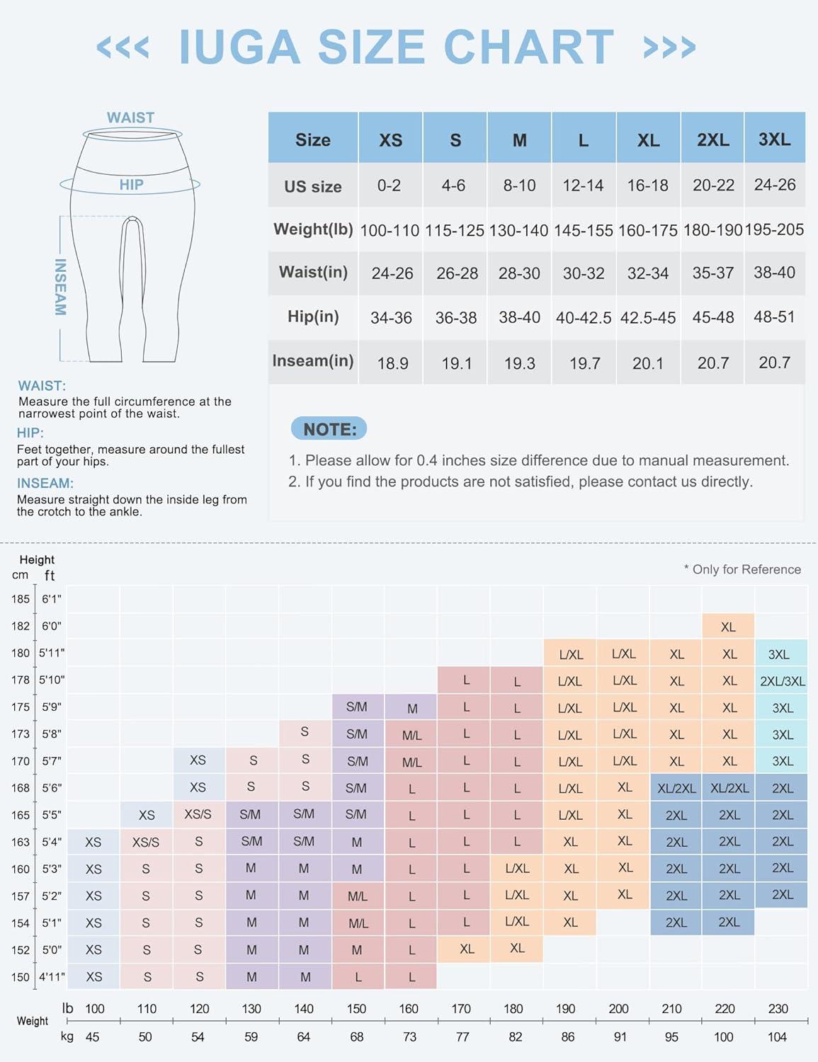 imageIUGA High Waisted Yoga Pants for Women with Pockets Capri Leggings for Women Workout Leggings for Women Yoga CaprisSpace Dye White