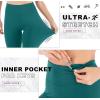 imageIUGA High Waisted Leggings for Women Running Workout Leggings with Inner Pocket Yoga Pants for WomenDark Teal