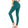 imageIUGA High Waisted Leggings for Women Running Workout Leggings with Inner Pocket Yoga Pants for WomenDark Teal