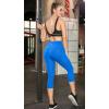 imageIUGA High Waisted Yoga Pants for Women with Pockets Capri Leggings for Women Workout Leggings for Women Yoga CaprisAzure