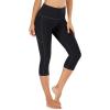 imageIUGA High Waisted Yoga Pants for Women with Pockets Capri Leggings for Women Workout Leggings for Women Yoga CaprisBlackcapri