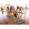 imageIUGA Yoga Towel for Hot Yoga Non Slip Extra Thick Yoga Mat Towel  Hand Towel 2in1 Set with Corner Pockets Super Absorbent and Quick Dry Hot Yoga TowelGray