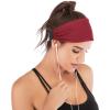 imageIUGA Adjustable Headbands for Women Non Slip Stretchy Workout Sweatbands for Sports Yoga Fitness Running Hairbands Bike Helmet Friendly Fits All Women ampamp MenRED NEW