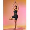 imageIUGA Biker Shorts Women 6quot Tummy Control Workout Shorts Women with Pockets High Waisted Yoga Running Gym Spandex CompressionBlack
