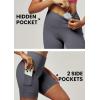 imageIUGA Biker Shorts Women 6quot Tummy Control Workout Shorts Women with Pockets High Waisted Yoga Running Gym Spandex CompressionGray