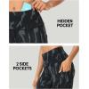 imageIUGA Biker Shorts Women 6quot Tummy Control Workout Shorts Women with Pockets High Waisted Yoga Running Gym Spandex CompressionGray Camo