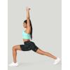 imageIUGA Biker Shorts Women 6quot Tummy Control Workout Shorts Women with Pockets High Waisted Yoga Running Gym Spandex CompressionGray Camo