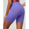 imageIUGA Biker Shorts Women 6quot Tummy Control Workout Shorts Women with Pockets High Waisted Yoga Running Gym Spandex CompressionLavender