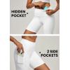 imageIUGA Biker Shorts Women 6quot Tummy Control Workout Shorts Women with Pockets High Waisted Yoga Running Gym Spandex CompressionSnow