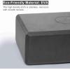 imageIUGA Yoga Blocks 2 Pack With Strap Non Slip High Density 9quotx6quotx3quot Solid ampamp Cork Yoga Block With Yoga Strap to Improve Strength Balance for Yoga Pilates MeditationGray