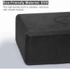 imageIUGA Yoga Blocks 2 Pack With Strap Non Slip High Density 9quotx6quotx3quot Solid ampamp Cork Yoga Block With Yoga Strap to Improve Strength Balance for Yoga Pilates MeditationBLACK