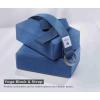 imageIUGA Yoga Blocks 2 Pack With Strap Non Slip High Density 9quotx6quotx3quot Solid ampamp Cork Yoga Block With Yoga Strap to Improve Strength Balance for Yoga Pilates MeditationDARK BLUE