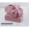 imageIUGA Yoga Blocks 2 Pack With Strap Non Slip High Density 9quotx6quotx3quot Solid ampamp Cork Yoga Block With Yoga Strap to Improve Strength Balance for Yoga Pilates MeditationDUSTY PINK