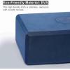 imageIUGA Yoga Blocks 2 Pack With Strap Non Slip High Density 9quotx6quotx3quot Solid ampamp Cork Yoga Block With Yoga Strap to Improve Strength Balance for Yoga Pilates MeditationDARK BLUE