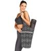 imageIUGA Yoga Mat Bag with Large Size Pocket ampamp Inner Zipper Pocket Yoga Carrier Bag Fit Most Yoga Mat SizeClassical black